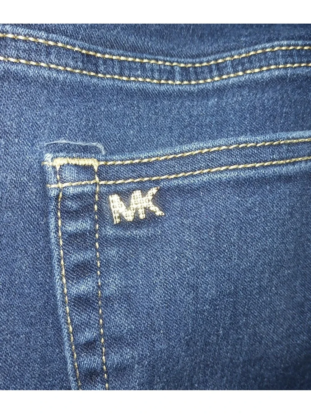 Michael Kors Women's  Dark Wash Blue  Selma Skinny Jeans Size 16
